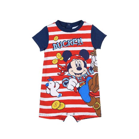 Mickey Mouse Striped Romper - UnrivaledChildren