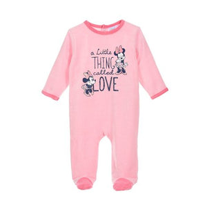 Velour Minnie Sleepsuit - UnrivaledChildren