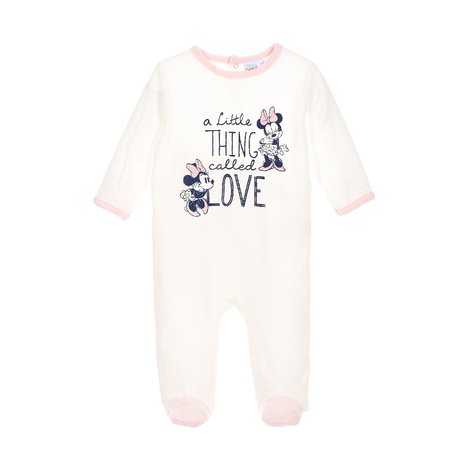 Velour Minnie Sleepsuit - UnrivaledChildren