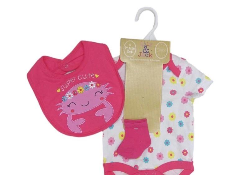 Baby Girls Crab 4 Piece Set - UnrivaledChildren