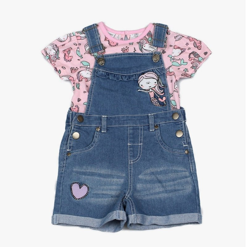 Mermaid Dungaree Outfit - UnrivaledChildren