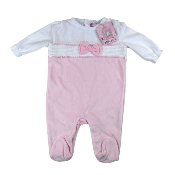 Luxury Velour Sleepsuit - UnrivaledChildren